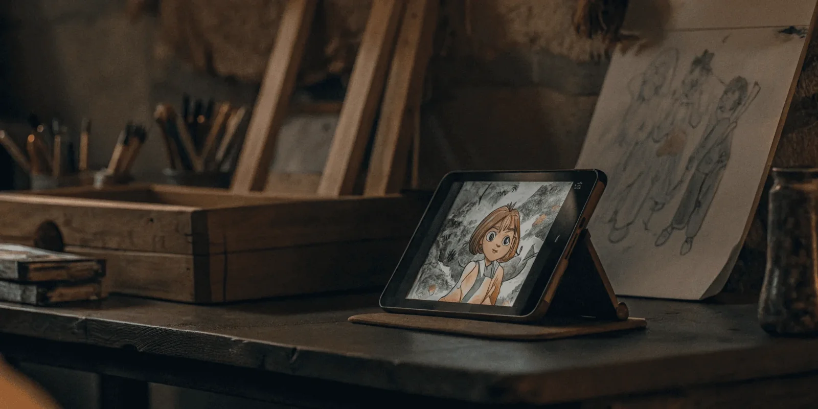 Comparison of top AI anime art generators creating character illustrations from text prompts